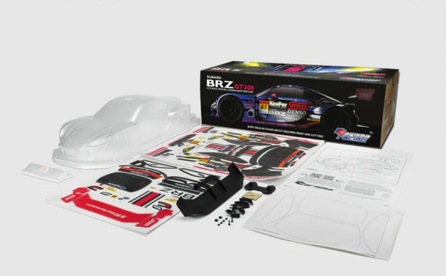 Carisma 16385 Subaru BRZ GT300 Clear Body Set (with wheels)