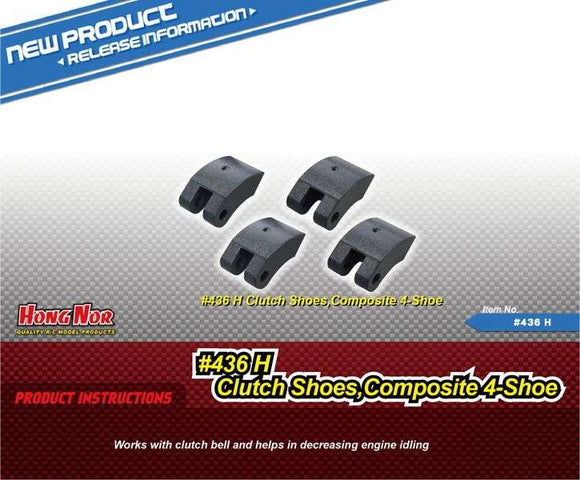 X5B-Clutch Shoes Composite 4-Shoe