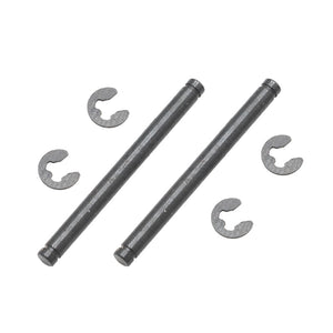 Hobbytech Xmid front knuckle axle+clips (x2)