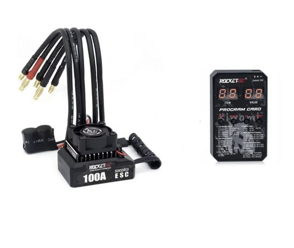 Surpass Rocket RC Supersonic 100a esc inc programe card