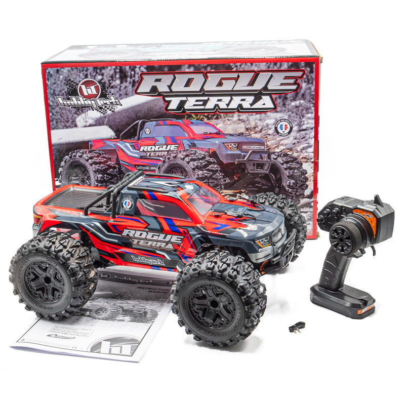 Hobbytech Rogue Terra RTR Brushless Monster 4WD (Red)