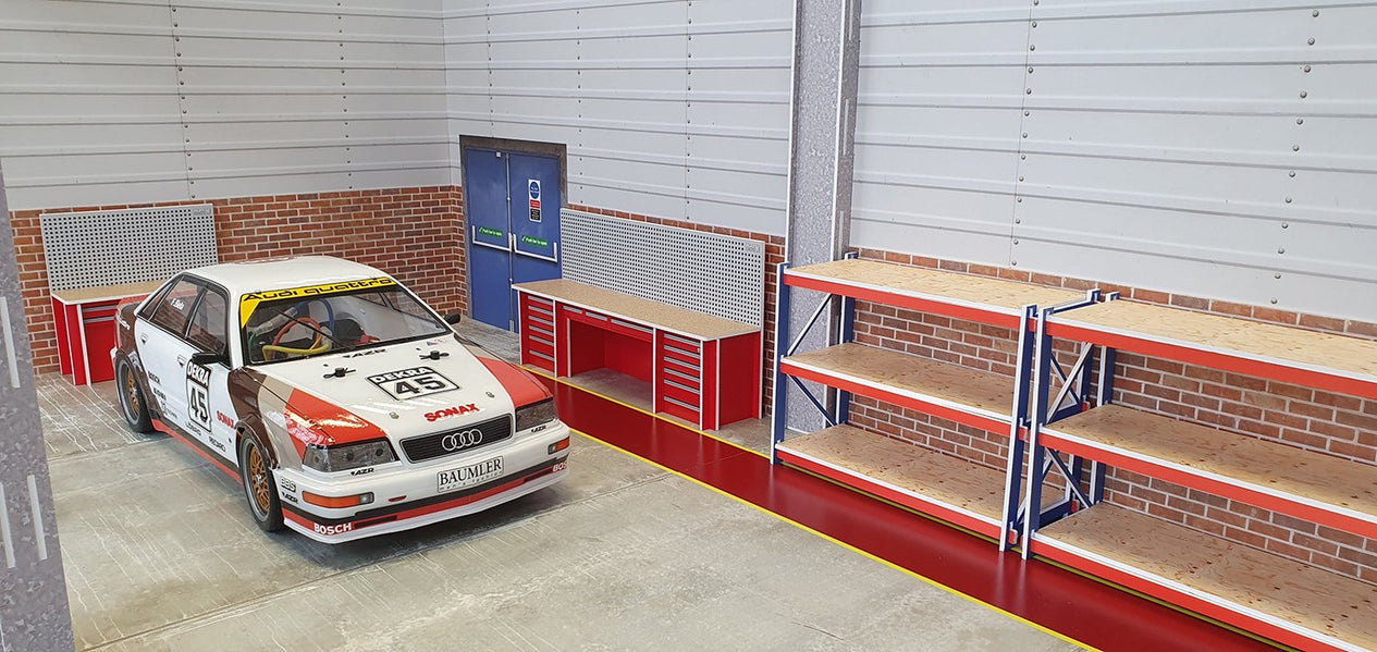 RudMac 1/10th Scale Garage Kit - The Unit
