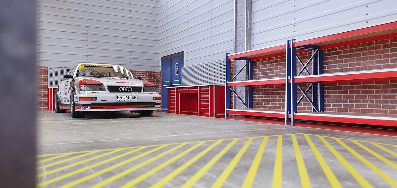 RudMac 1/10th Scale Garage Kit - The Unit
