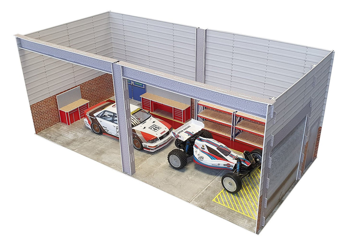 RudMac 1/10th Scale Garage Kit - The Unit