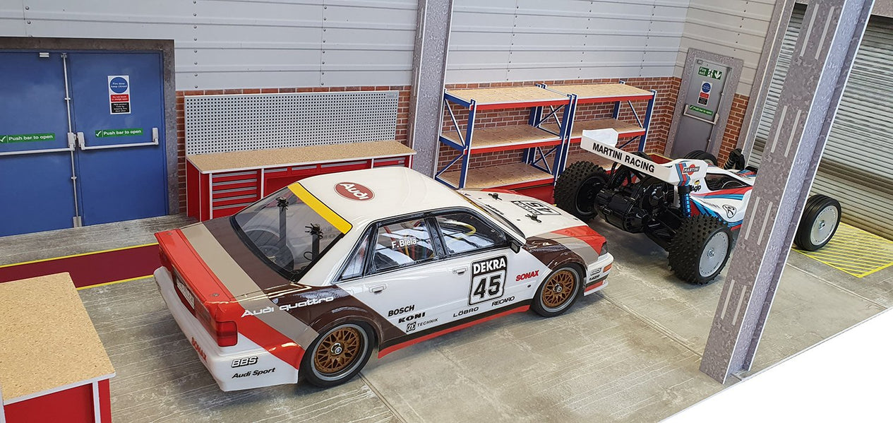 RudMac 1/10th Scale Garage Kit - The Unit