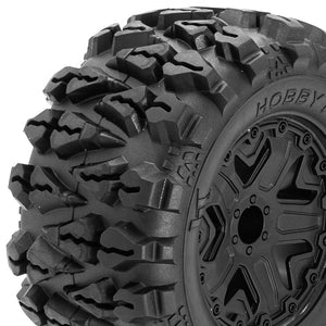 Hobbytech TERRAMAX 140-73 12mm Hex Tyres (pair)