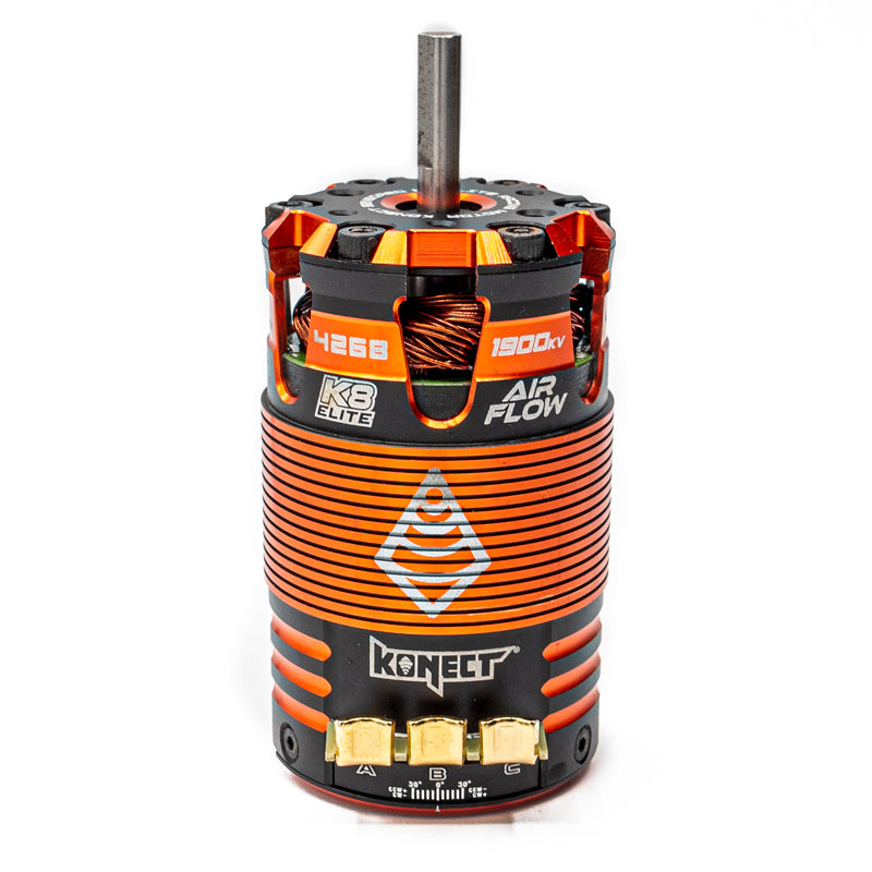 HobbyWing XR8 SCT 140amp and KONECT K8 ELITE 1900kv 4268 COMBO