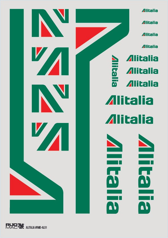 RudMac Alitalia Decals