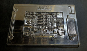 RudMac 26B Engine Bay 1/10th Scale