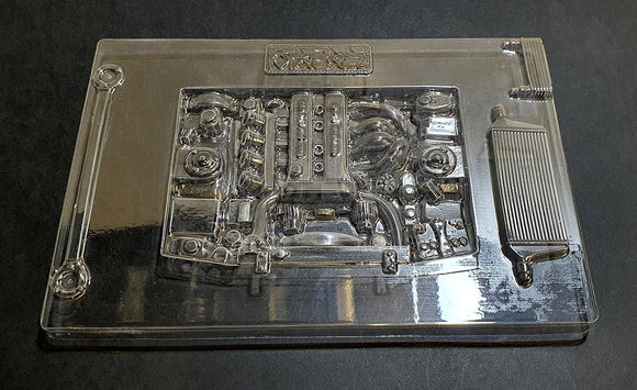 RudMac 4AGE Engine Bay 1/10th Scale