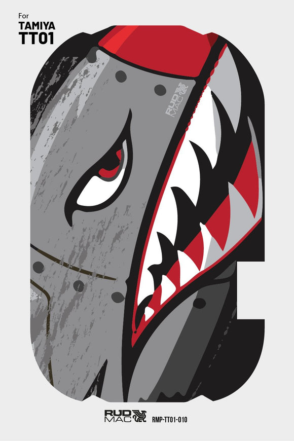 RudMac Sharkmouth Chassis Protector Decal