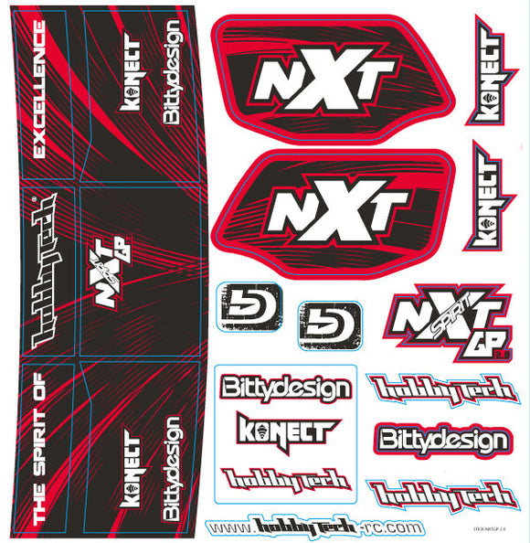 Hobbytech Spirit NXT GP 2.0 Sticker Sheet