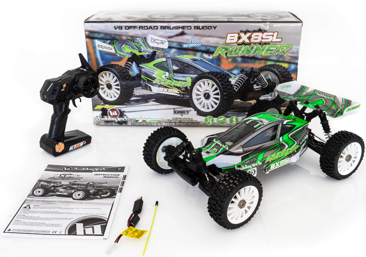 Hobbytech 1/8th Brushed BX8 Runner Green RTR