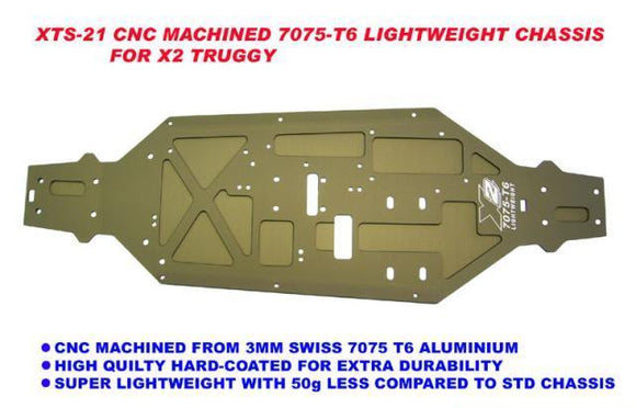 Hong Nor XTS-21 - CNC Machined, 7075-T6 Lightweight Chassis