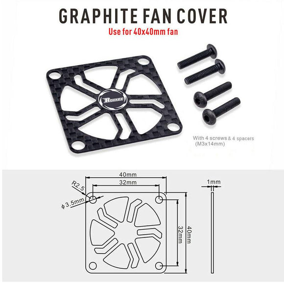 Surpass Graphite fan cover 40x40mm