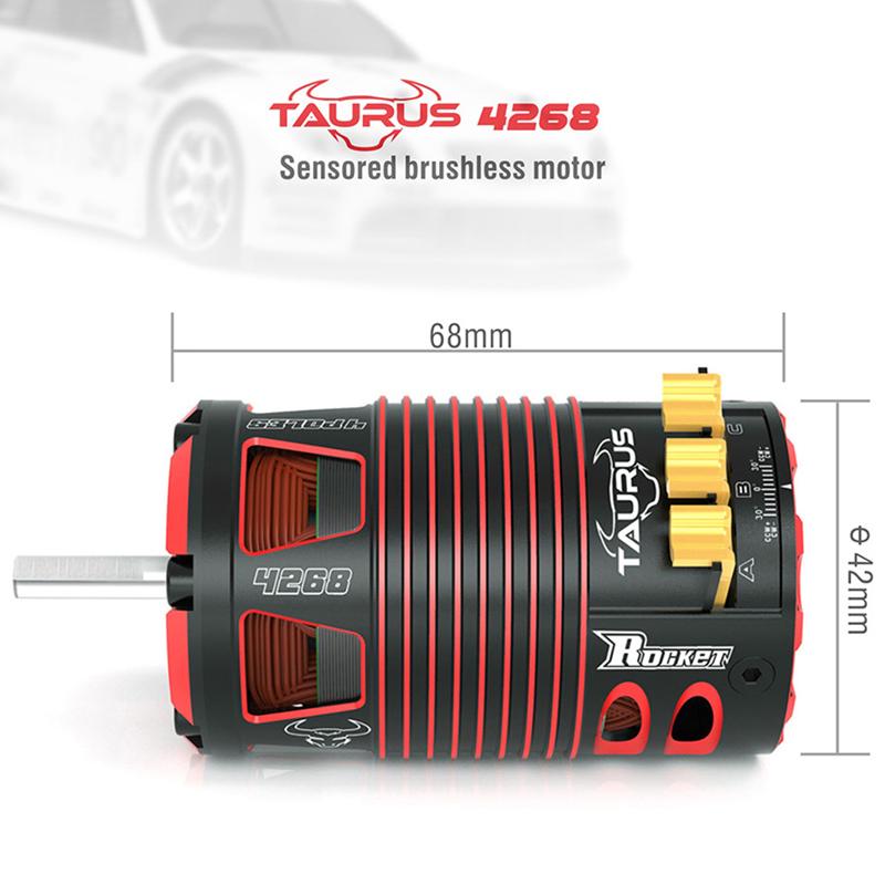 Surpass Taurus 4268 2700KV 1/8th on road/off road 68mm Brushless Motor