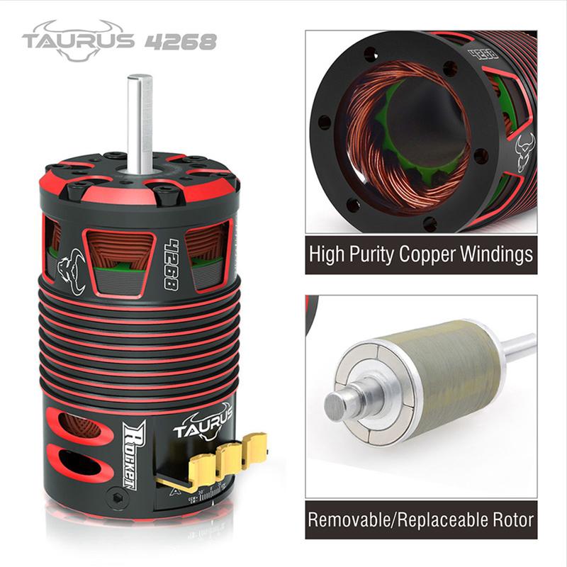 Surpass Taurus 4268 2700KV 1/8th on road/off road 68mm Brushless Motor