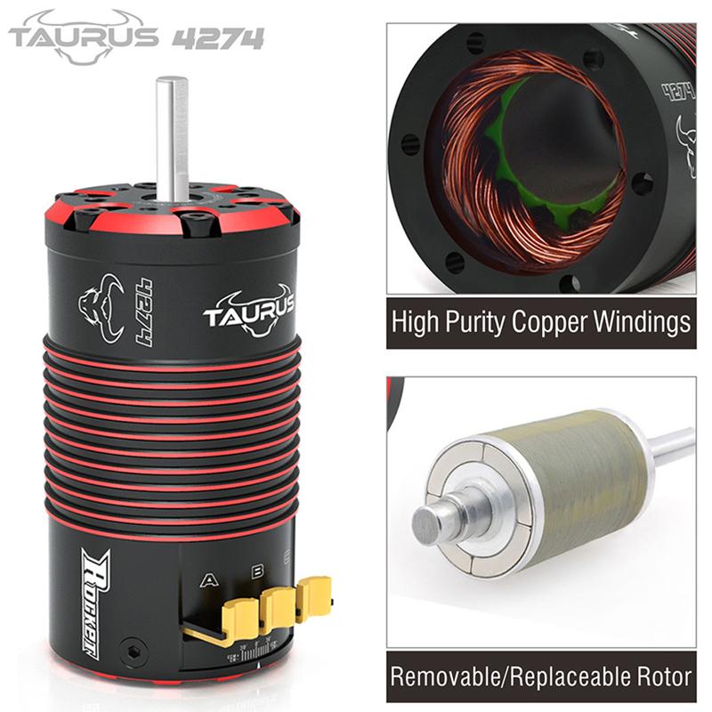 Surpass Taurus 4274 1950KV 1/8th off road 74mm Brushless Motor